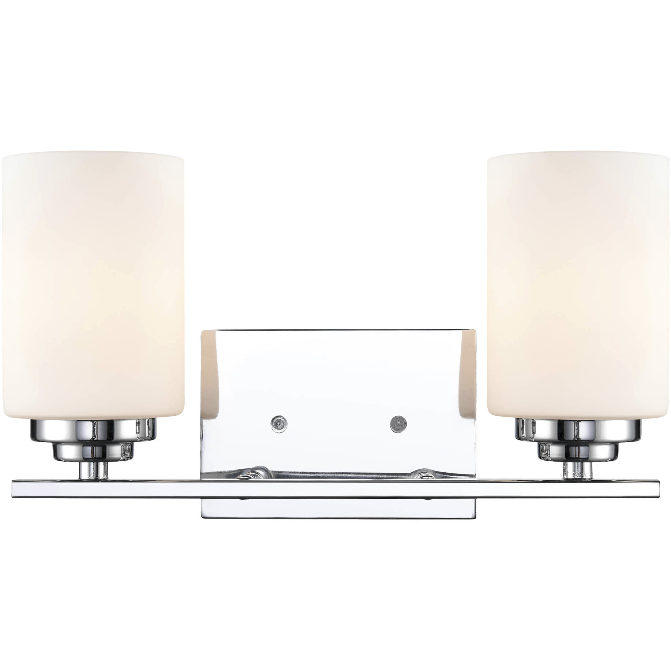 Durham 2 Light 14.25 inch Chrome Bathroom Vanity Light Wall Light